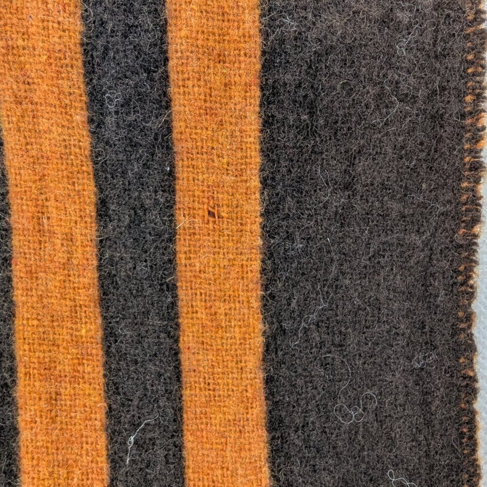 Authentic Burberry Plaid Scarf Brown/Orange | Winter Classic | Clean Used. - Picture 4 of 8